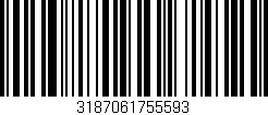 Código de barras (EAN, GTIN, SKU, ISBN): '3187061755593'
