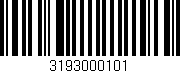 Código de barras (EAN, GTIN, SKU, ISBN): '3193000101'