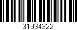 Código de barras (EAN, GTIN, SKU, ISBN): '31934322'