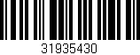 Código de barras (EAN, GTIN, SKU, ISBN): '31935430'