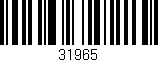 Código de barras (EAN, GTIN, SKU, ISBN): '31965'