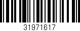 Código de barras (EAN, GTIN, SKU, ISBN): '31971617'