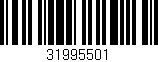 Código de barras (EAN, GTIN, SKU, ISBN): '31995501'