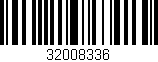 Código de barras (EAN, GTIN, SKU, ISBN): '32008336'