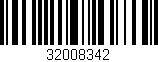Código de barras (EAN, GTIN, SKU, ISBN): '32008342'