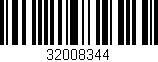 Código de barras (EAN, GTIN, SKU, ISBN): '32008344'