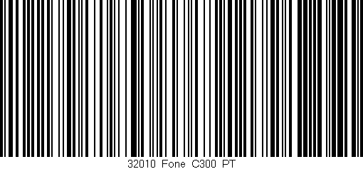 Código de barras (EAN, GTIN, SKU, ISBN): '32010_Fone_C300_PT'