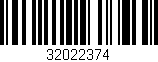 Código de barras (EAN, GTIN, SKU, ISBN): '32022374'