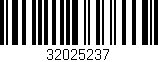 Código de barras (EAN, GTIN, SKU, ISBN): '32025237'
