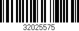 Código de barras (EAN, GTIN, SKU, ISBN): '32025575'