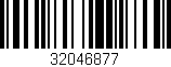 Código de barras (EAN, GTIN, SKU, ISBN): '32046877'