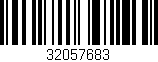 Código de barras (EAN, GTIN, SKU, ISBN): '32057683'