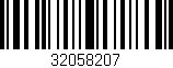 Código de barras (EAN, GTIN, SKU, ISBN): '32058207'