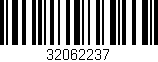Código de barras (EAN, GTIN, SKU, ISBN): '32062237'