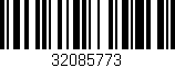 Código de barras (EAN, GTIN, SKU, ISBN): '32085773'