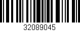 Código de barras (EAN, GTIN, SKU, ISBN): '32089045'