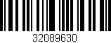 Código de barras (EAN, GTIN, SKU, ISBN): '32089630'