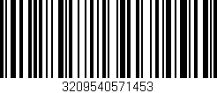 Código de barras (EAN, GTIN, SKU, ISBN): '3209540571453'