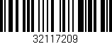 Código de barras (EAN, GTIN, SKU, ISBN): '32117209'