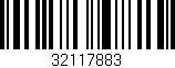 Código de barras (EAN, GTIN, SKU, ISBN): '32117883'