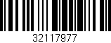 Código de barras (EAN, GTIN, SKU, ISBN): '32117977'
