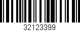 Código de barras (EAN, GTIN, SKU, ISBN): '32123399'