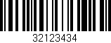 Código de barras (EAN, GTIN, SKU, ISBN): '32123434'