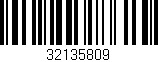 Código de barras (EAN, GTIN, SKU, ISBN): '32135809'