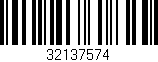 Código de barras (EAN, GTIN, SKU, ISBN): '32137574'