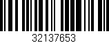 Código de barras (EAN, GTIN, SKU, ISBN): '32137653'