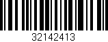 Código de barras (EAN, GTIN, SKU, ISBN): '32142413'