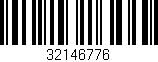 Código de barras (EAN, GTIN, SKU, ISBN): '32146776'