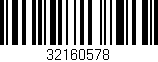 Código de barras (EAN, GTIN, SKU, ISBN): '32160578'