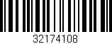 Código de barras (EAN, GTIN, SKU, ISBN): '32174108'