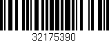 Código de barras (EAN, GTIN, SKU, ISBN): '32175390'