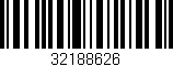 Código de barras (EAN, GTIN, SKU, ISBN): '32188626'