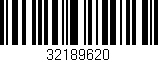 Código de barras (EAN, GTIN, SKU, ISBN): '32189620'