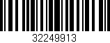 Código de barras (EAN, GTIN, SKU, ISBN): '32249913'