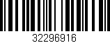 Código de barras (EAN, GTIN, SKU, ISBN): '32296916'
