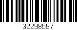 Código de barras (EAN, GTIN, SKU, ISBN): '32298597'