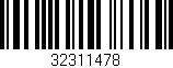Código de barras (EAN, GTIN, SKU, ISBN): '32311478'