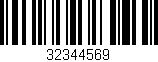 Código de barras (EAN, GTIN, SKU, ISBN): '32344569'