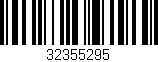 Código de barras (EAN, GTIN, SKU, ISBN): '32355295'
