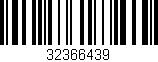 Código de barras (EAN, GTIN, SKU, ISBN): '32366439'