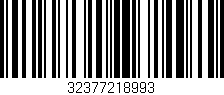 Código de barras (EAN, GTIN, SKU, ISBN): '32377218993'
