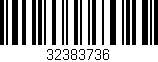 Código de barras (EAN, GTIN, SKU, ISBN): '32383736'