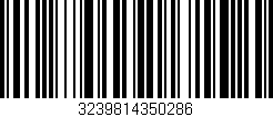 Código de barras (EAN, GTIN, SKU, ISBN): '3239814350286'