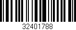 Código de barras (EAN, GTIN, SKU, ISBN): '32401788'