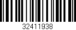 Código de barras (EAN, GTIN, SKU, ISBN): '32411938'