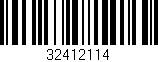 Código de barras (EAN, GTIN, SKU, ISBN): '32412114'